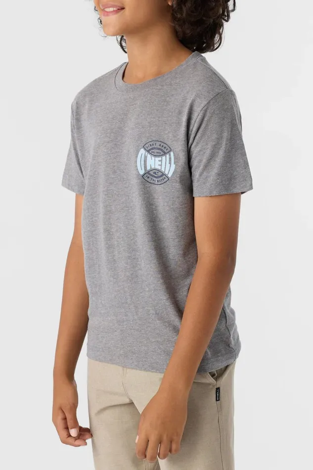 BOY039S COIN FLIP TEE Heather Grey Kids O039NEILL Boy039S Clothing