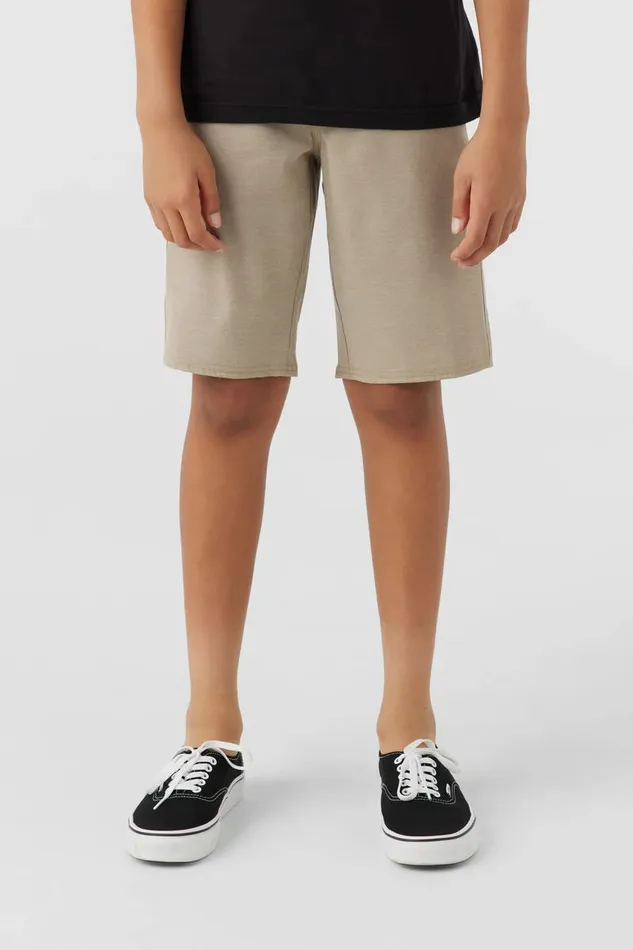 BOY039S RESERVE LIGHT CHECK 18034 HYBRID SHORTS Dark Khaki Kids O039NEILL Boy039S Clothing