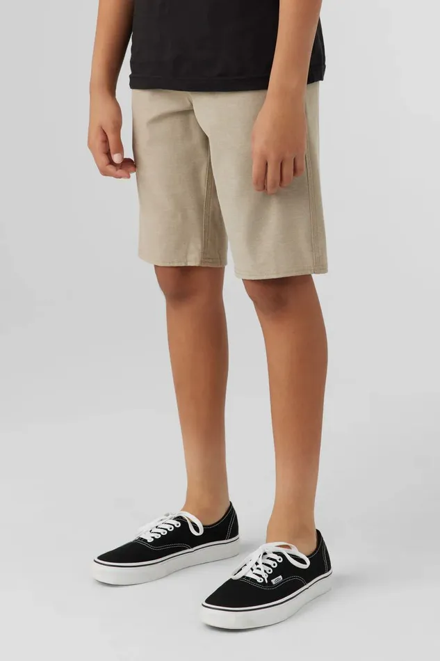 BOY039S RESERVE LIGHT CHECK 18034 HYBRID SHORTS Dark Khaki Kids O039NEILL Boy039S Clothing