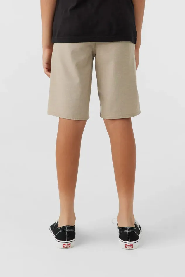 BOY039S RESERVE LIGHT CHECK 18034 HYBRID SHORTS Dark Khaki Kids O039NEILL Boy039S Clothing