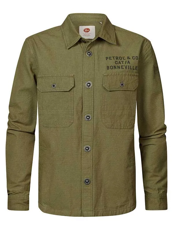 Boys Shirts Petrol Industries Cool Shirt Dusty Army