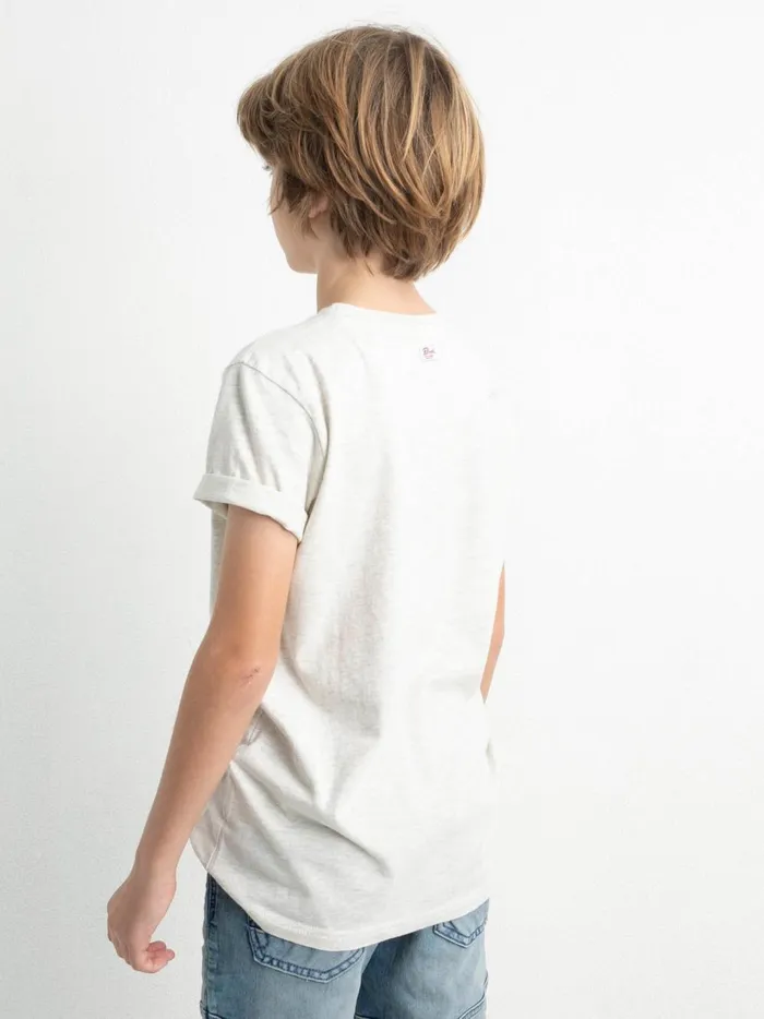 Boys TShirts Petrol Industries Artwork TShirt Antique White Melee