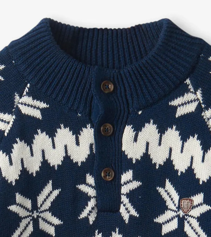 Boys Winter Knit Mock Neck Sweater Hatley