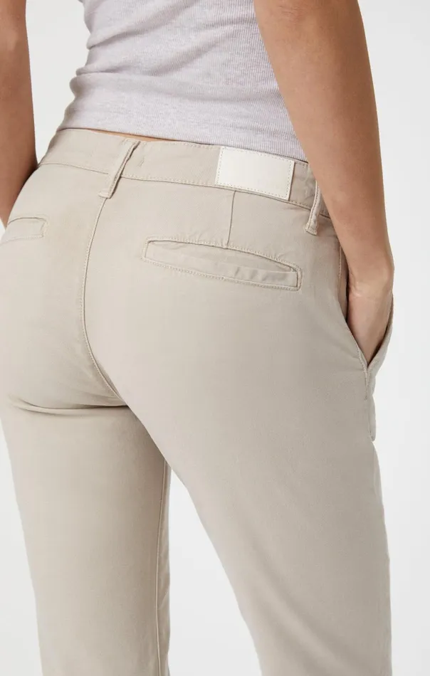 Brooke Slim Chino In Silver Grey Luxe Twill Women Mavi Jeans Pants Brooke Slim Chino In Silver Grey Luxe Twill Women Mavi Jeans Pants