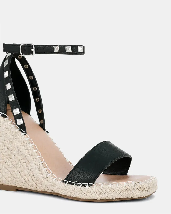BUBBY BLACK Wedges NOVO Shoes Women