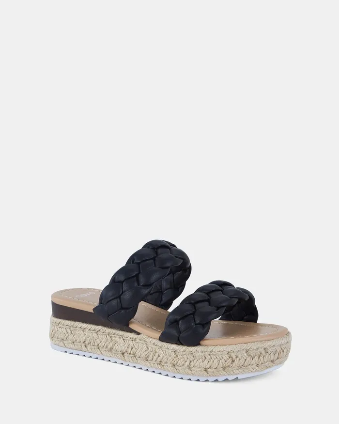 BUSTER BLACK Women Wedges NOVO Shoes