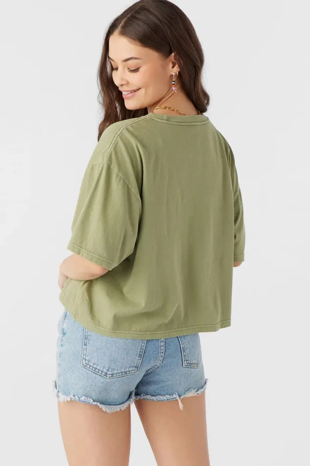 BY THE SEASIDE TEE Oil Green Women O039NEILL Clothing