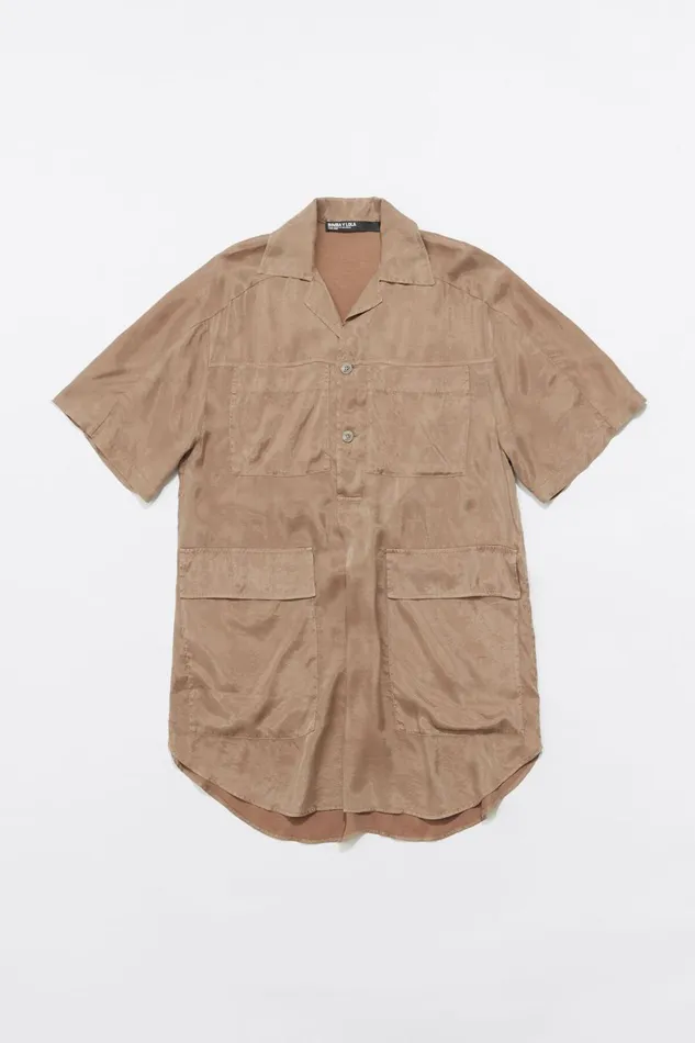 Camel Oversize Fluid Dress Camel Women Bimba Y Lola Dresses And Jumpsuits Camel Oversize Fluid Dress Camel Women Bimba Y Lola Dresses And Jumpsuits