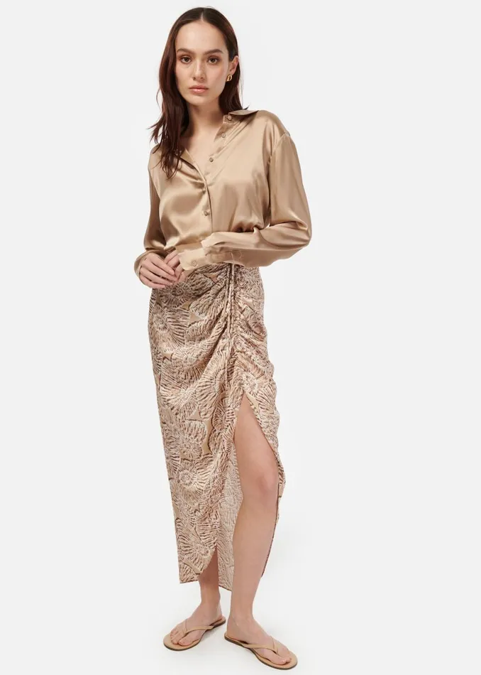 CAMI NYC Bottoms Women Amanda Skirt Shell