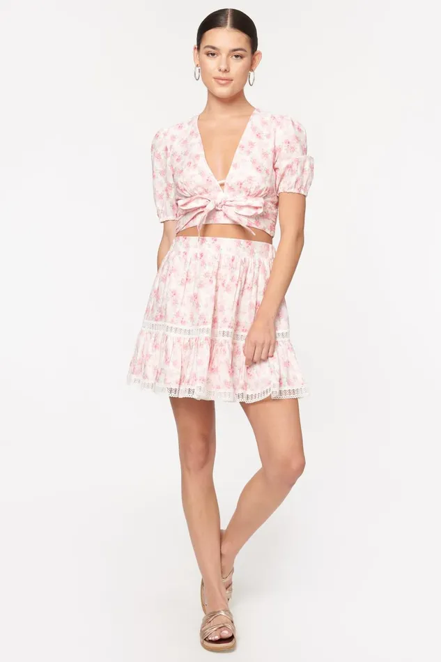 CAMI NYC Bottoms Women Nomiko Skirt Pastel Garden
