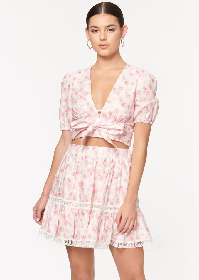 CAMI NYC Bottoms Women Nomiko Skirt Pastel Garden