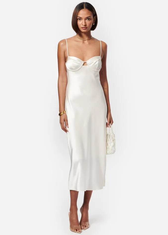 CAMI NYC Dresses Women Dorthea Dress Macadamia