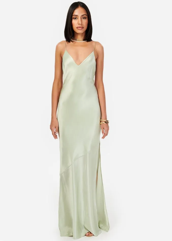 CAMI NYC Dresses Women Raven Gown Sea Glass