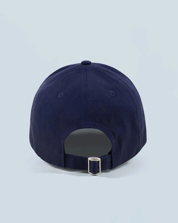 Caps From Future Embroidered Heart Curved Visor Cap Navy