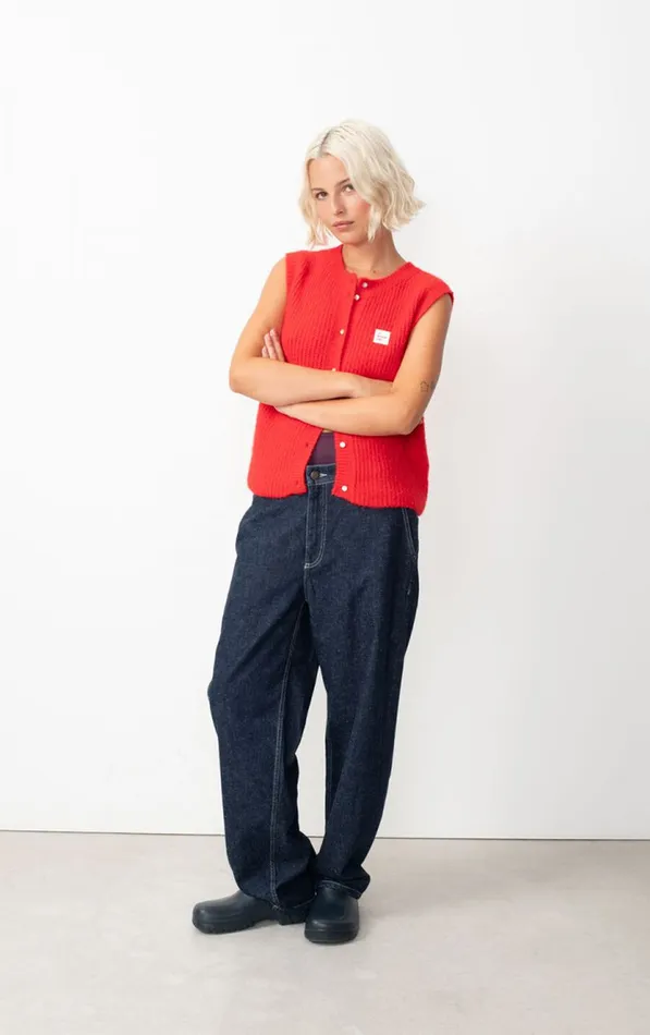 Cardigan East Melange Pepper Women American Vintage Jumpers and Cardigans Cardigan East Melange Pepper Women American Vintage Jumpers and Cardigans