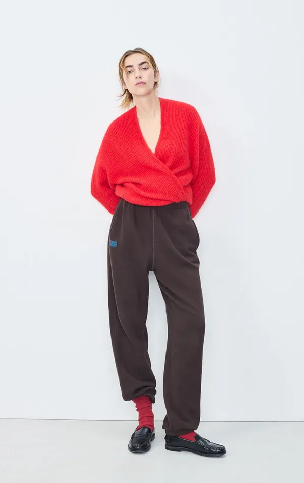 Cardigan East Melange Pepper Women American Vintage Jumpers and Cardigans Cardigan East Melange Pepper Women American Vintage Jumpers and Cardigans