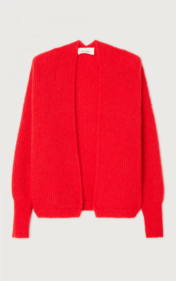 Cardigan East Melange Pepper Women American Vintage Jumpers and Cardigans Cardigan East Melange Pepper Women American Vintage Jumpers and Cardigans
