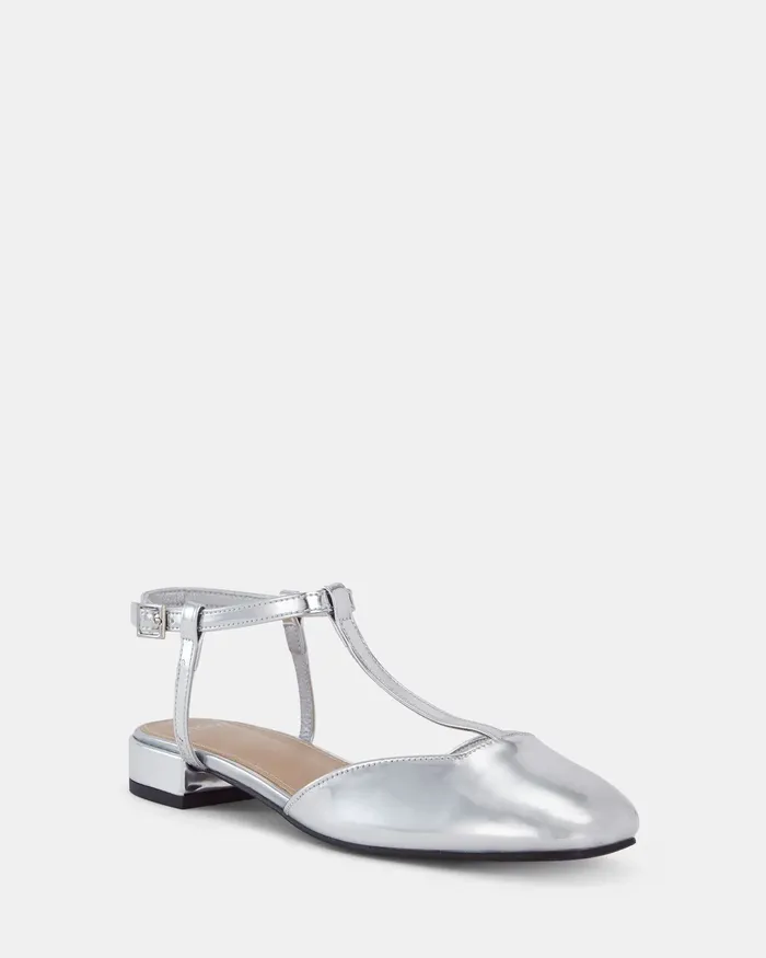 CASERTA SILVER Ballet Flats Women Casuals NOVO Shoes