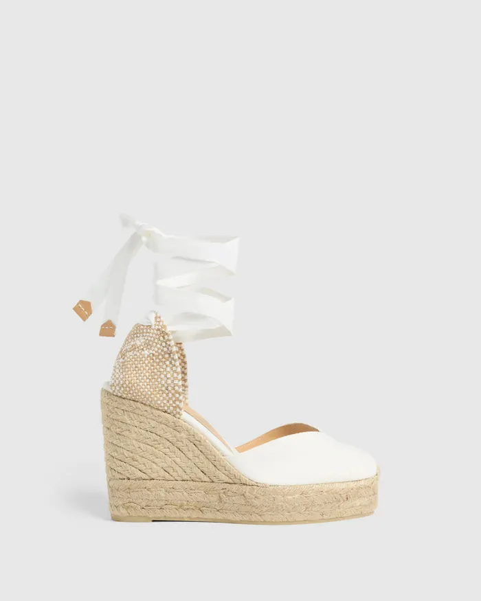 Castaer Chiara8ed001 Blanco Women Wedges