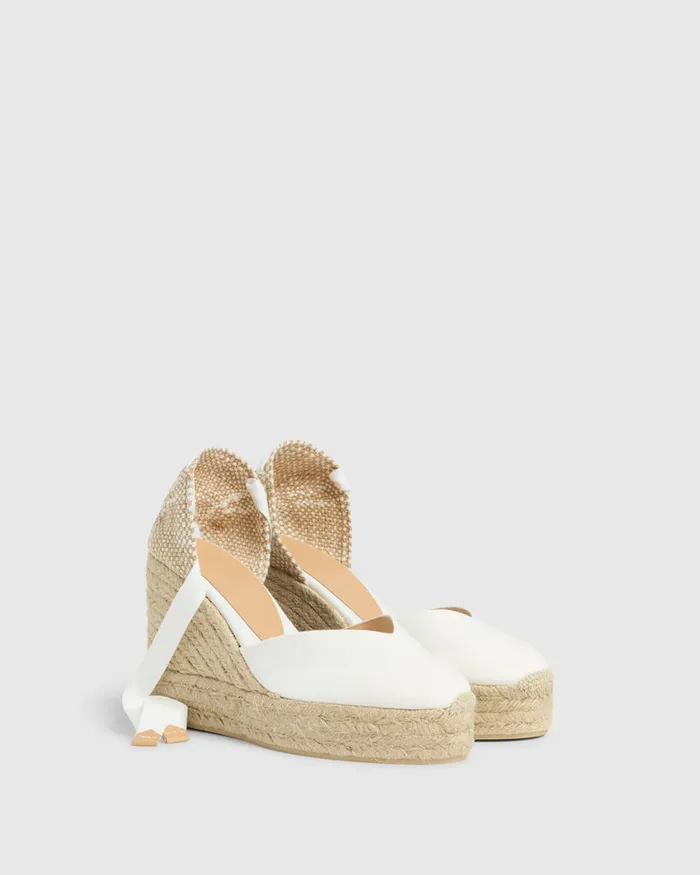 Castaer Chiara8ed001 Blanco Women Wedges