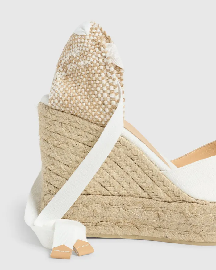 Castaer Chiara8ed001 Blanco Women Wedges