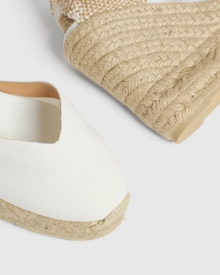 Castaer Chiara8ed001 Blanco Women Wedges