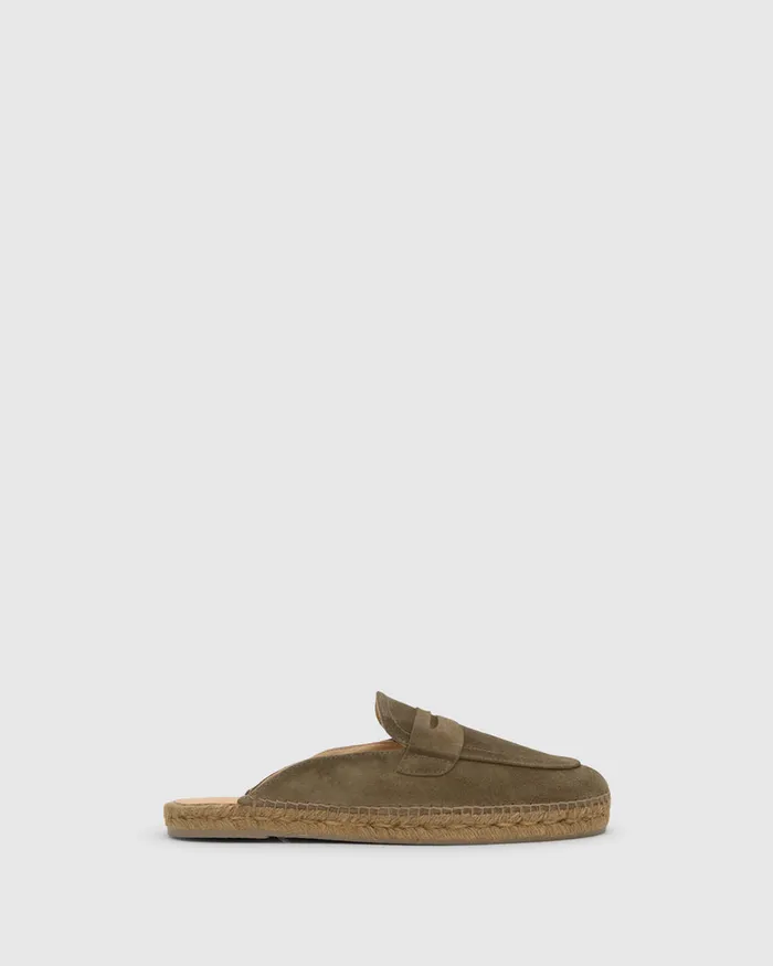 Castaer Nando T186 Verde Bosque Men Flat Shoes