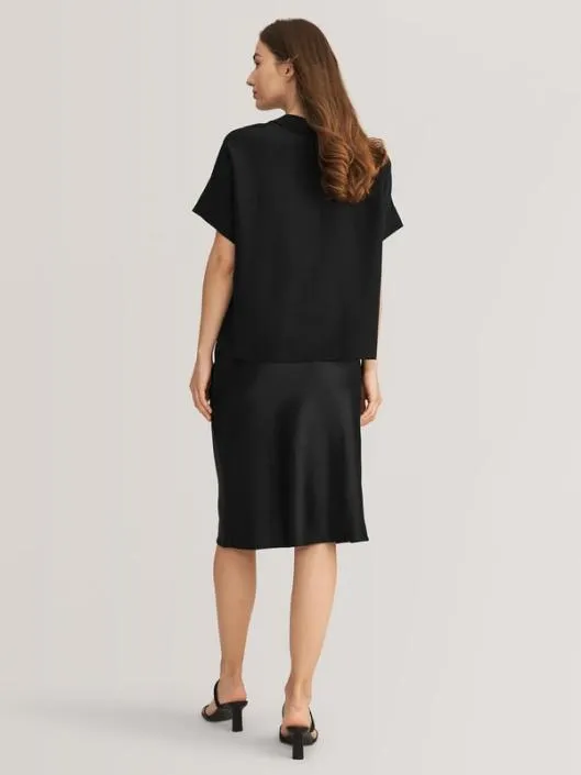 Casual Comfy Short Sleeve Silk Blouse For Women Women Lilysilk Tops