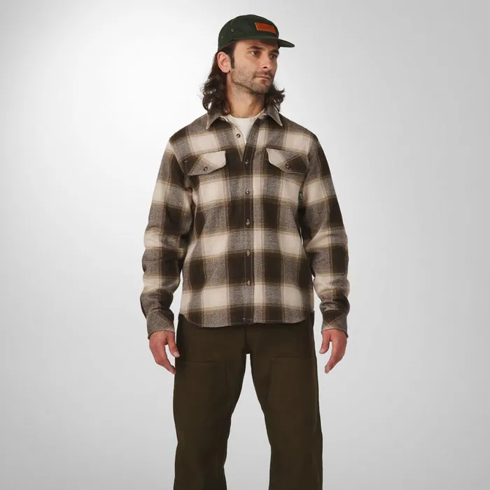 Cedar Mill Cotton Flannel Shirt Earth Plaid Men Danner Shirts