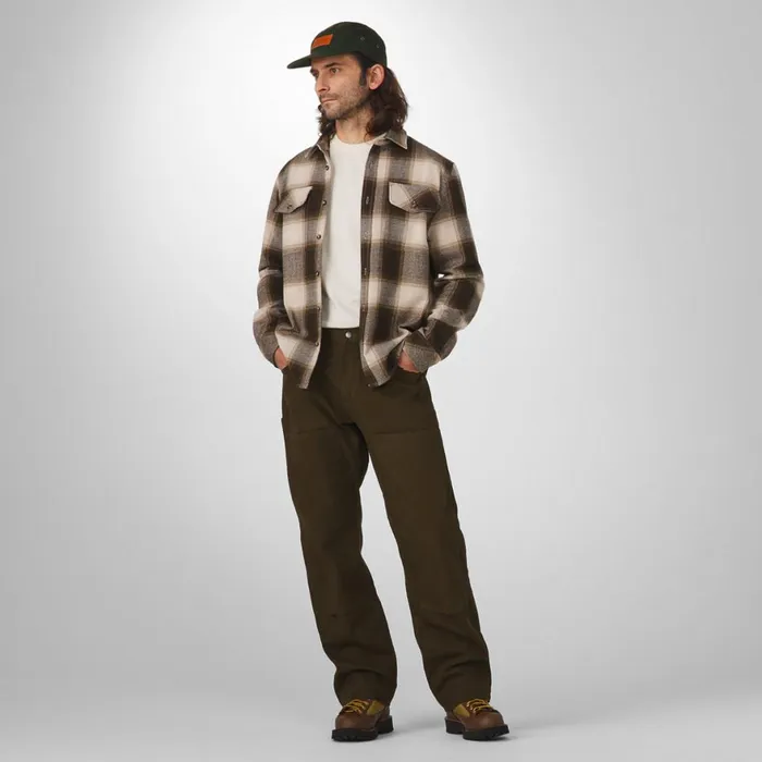 Cedar Mill Cotton Flannel Shirt Earth Plaid Men Danner Shirts
