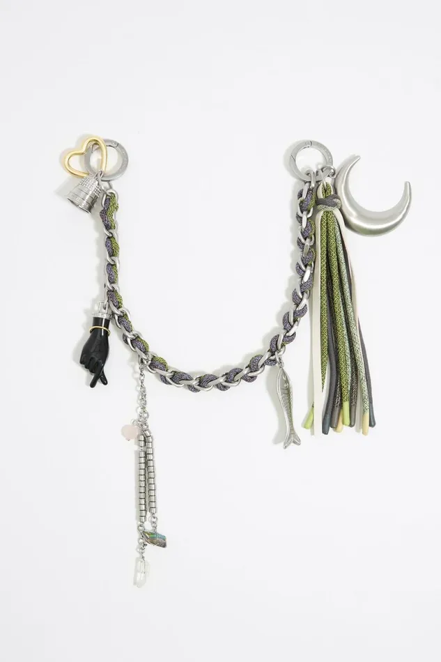 Chain Bag Charm Green Women Bimba Y Lola Bag Charms