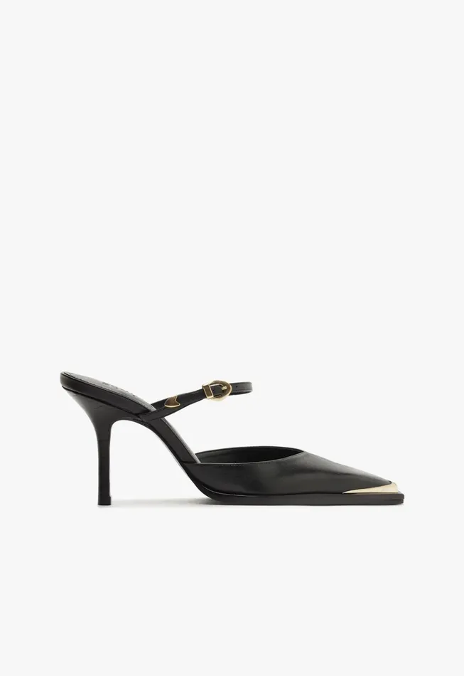 Charlotte Mule Pump Black Women Schutz Shoes