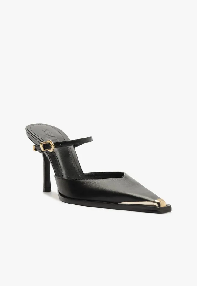 Charlotte Mule Pump Black Women Schutz Shoes