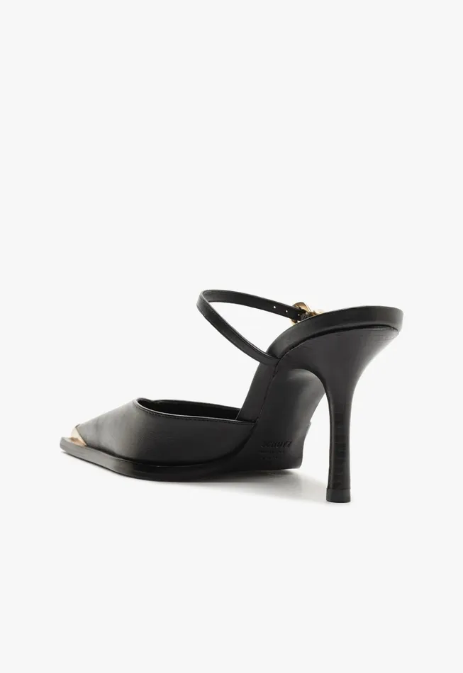 Charlotte Mule Pump Black Women Schutz Shoes