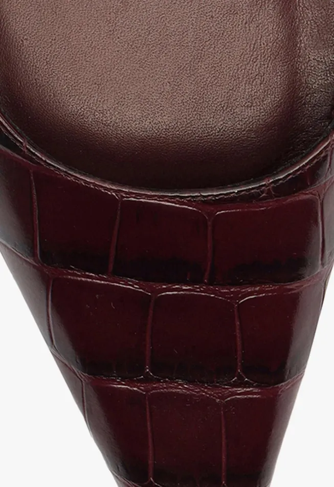 Ciara Mid Pump Cherry Wine Women Schutz Shoes