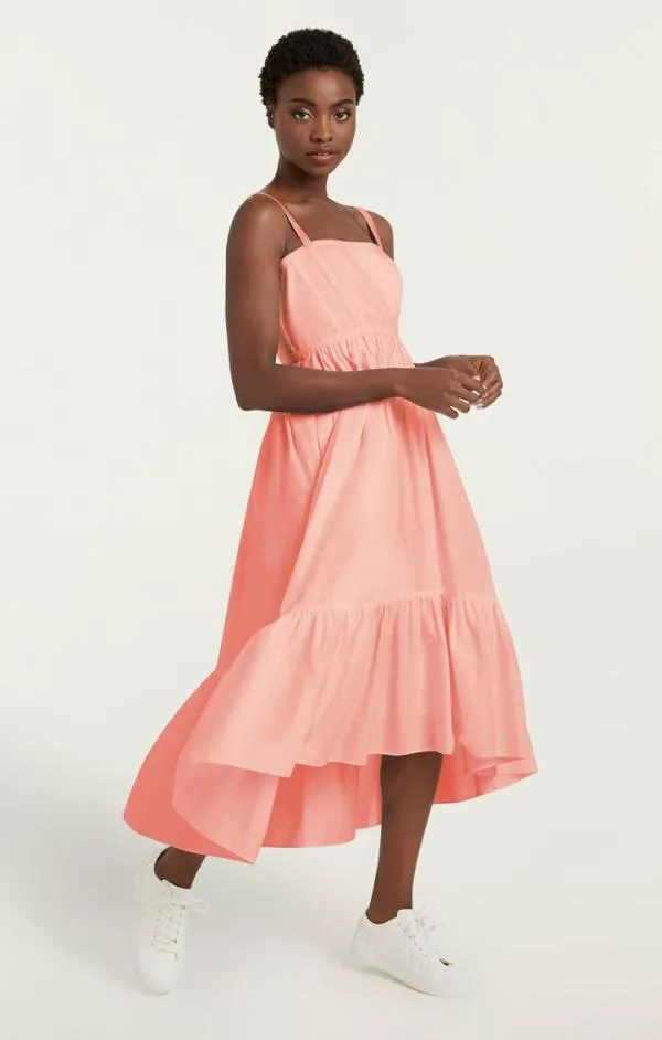 Cinq Sept Elsie Dress Pale Rose Women Midi