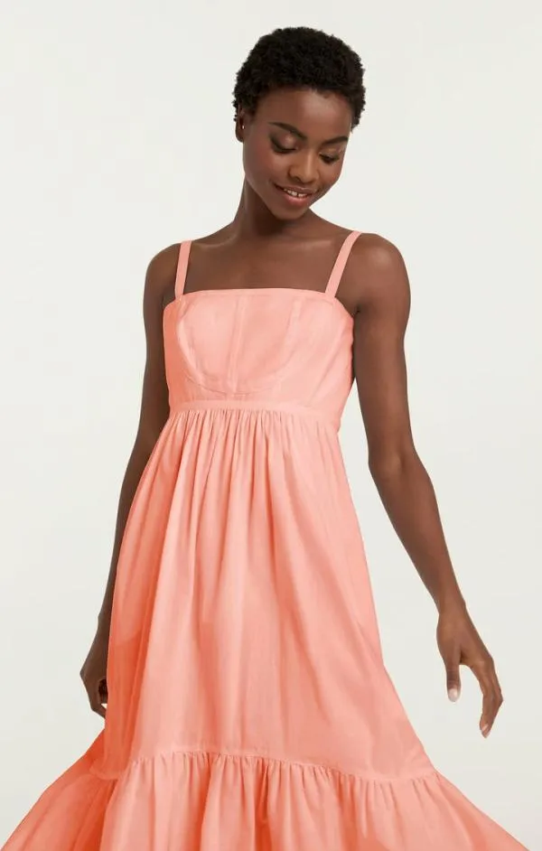 Cinq Sept Elsie Dress Pale Rose Women Midi