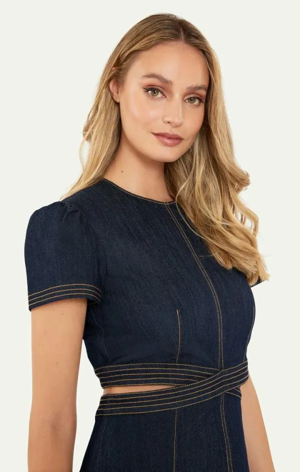 Cinq Sept Maddy Dress Indigo Women Mini