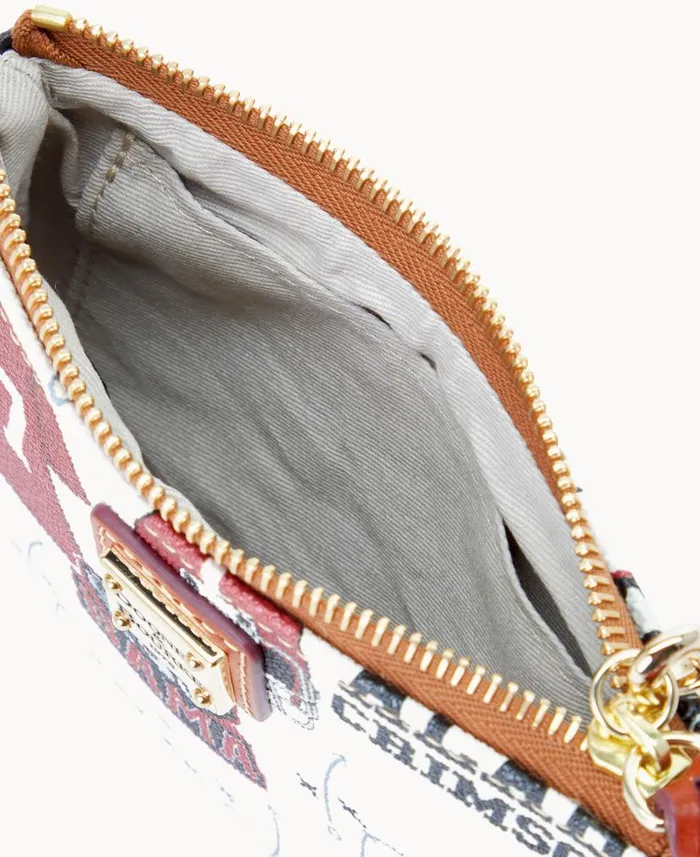 Collegiate University Of Alabama Stadium Wristlet U Of Alabama ManWoman Dooney and Bourke Wallets Collegiate University Of Alabama Stadium Wristlet U Of Alabama ManWoman Dooney and Bourke Wallets