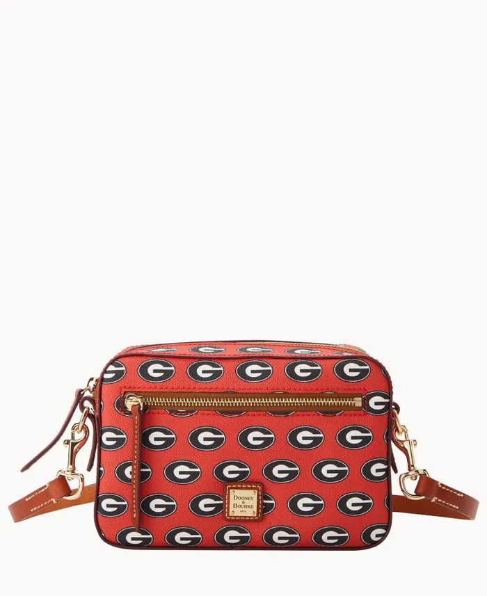 Collegiate University Of Georgia Camera Zip Crossbody U Of Georgia Woman Dooney and Bourke Crossbodies Collegiate University Of Georgia Camera Zip Crossbody U Of Georgia Woman Dooney and Bourke Crossbodies
