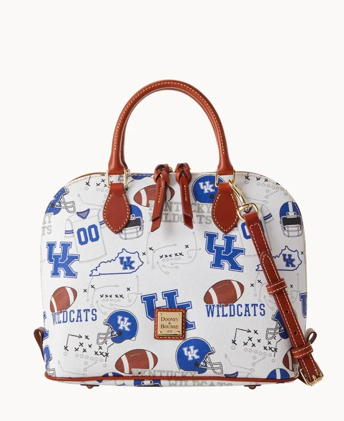 Collegiate University Of Kentucky Zip Zip Satchel U Of Kentucky Woman Dooney and Bourke Satchels Collegiate University Of Kentucky Zip Zip Satchel U Of Kentucky Woman Dooney and Bourke Satchels
