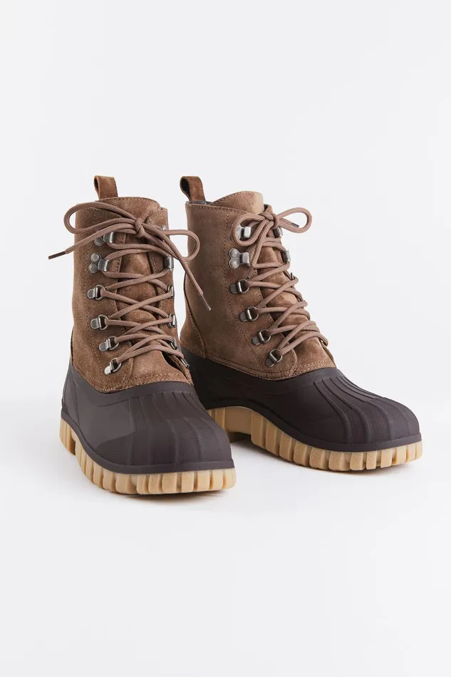 Combat Boots Women Stutterheim Patrol Boot Suede Tobacco