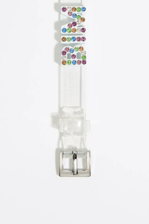 Crystals And Logo Transparent Bracelet White Women Bimba Y Lola Jewelry Crystals And Logo Transparent Bracelet White Women Bimba Y Lola Jewelry