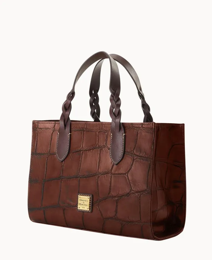 Denison Gia Satchel Cognac Woman Dooney and Bourke Satchels Denison Gia Satchel Cognac Woman Dooney and Bourke Satchels