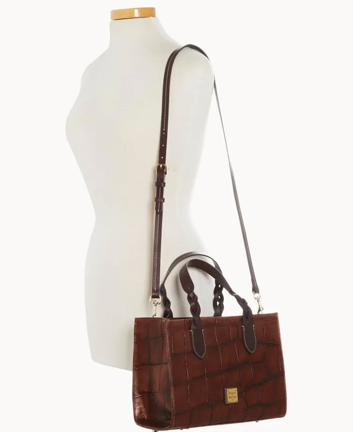 Denison Gia Satchel Cognac Woman Dooney and Bourke Satchels Denison Gia Satchel Cognac Woman Dooney and Bourke Satchels
