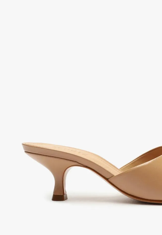 Dethalia Leather Sandal Honey Beige Women Schutz Shoes Mules Dethalia Leather Sandal Honey Beige Women Schutz Shoes Mules