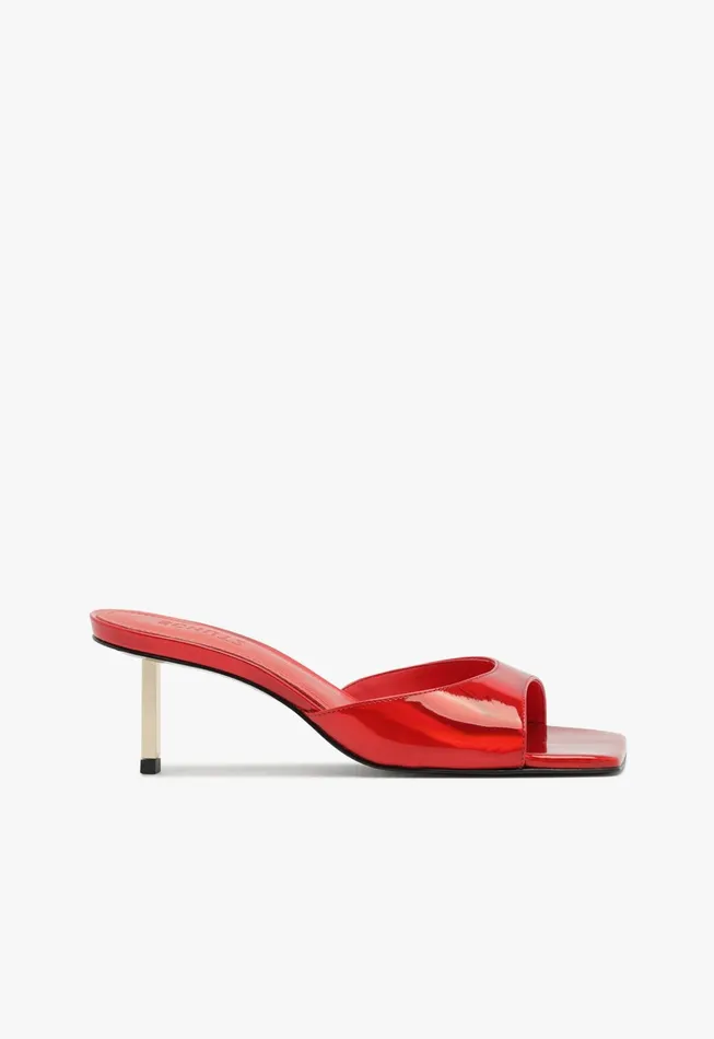 Dethalia Pin Sandal Red Women Schutz Shoes Mules