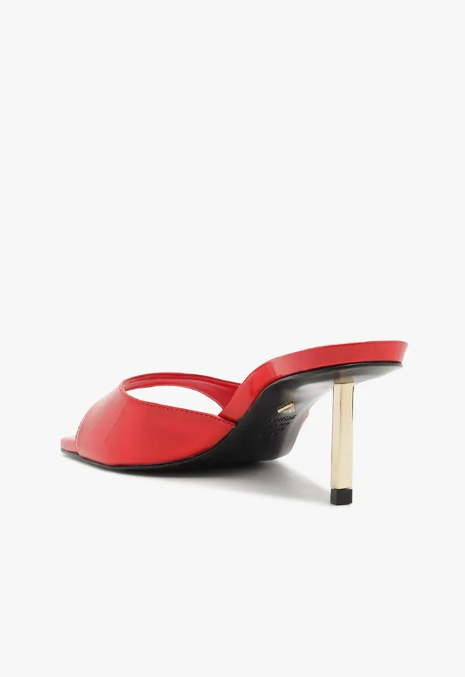 Dethalia Pin Sandal Red Women Schutz Shoes Mules
