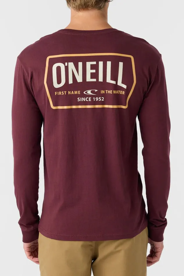 DITHER STANDARD FIT LONG SLEEVE TEE Burgundy Men O039NEILL Clothing