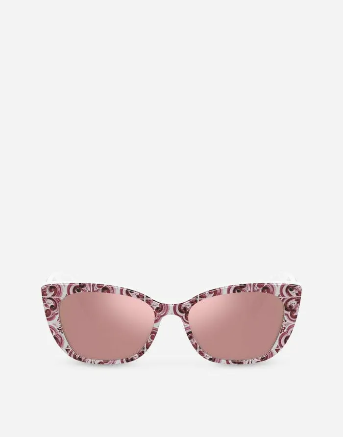 Dolce and Gabbana Accessories Children Maiolica Fucsia Sunglasses Maiolica Fucsia Dolce and Gabbana Accessories Children Maiolica Fucsia Sunglasses Maiolica Fucsia